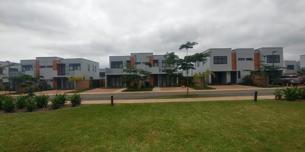 Greenwich Park: A row of townhomes